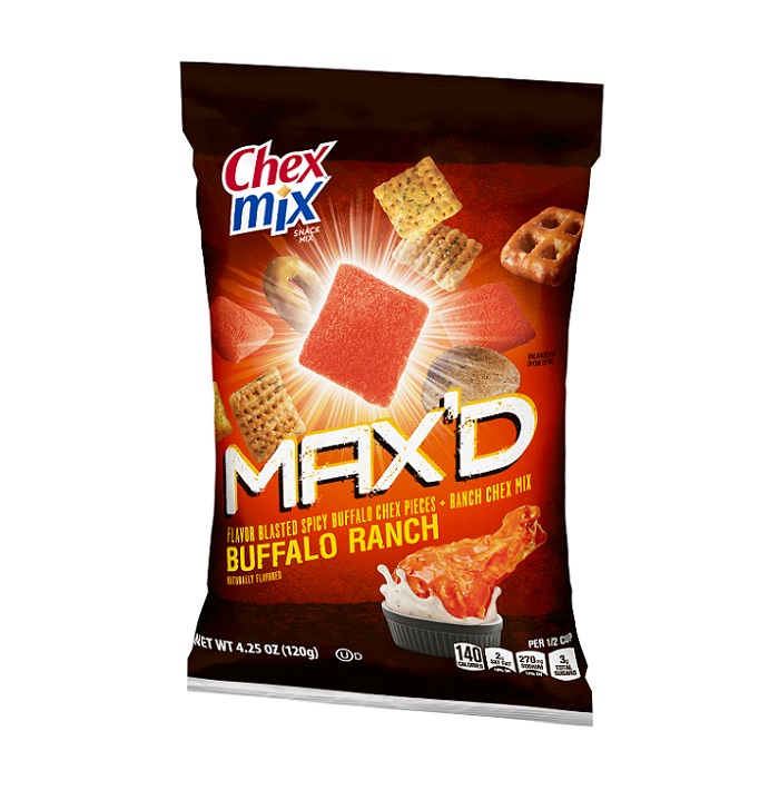 Chex mix buffalo ranch max`d 4.25oz