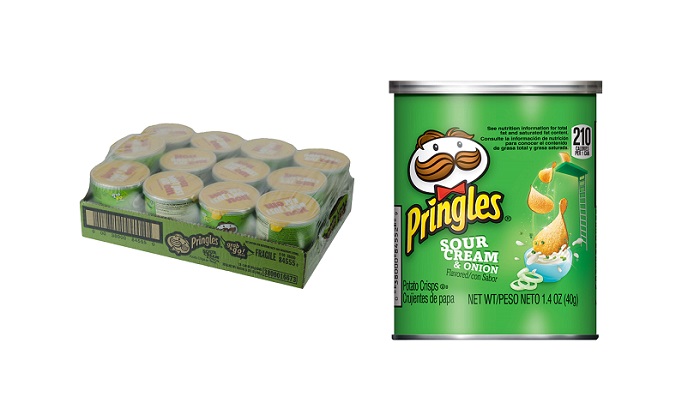 Pringles sour cream & onion 12ct 1.41oz