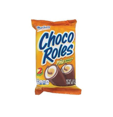 Bimbo marinela pineapple choco roles 2.82oz