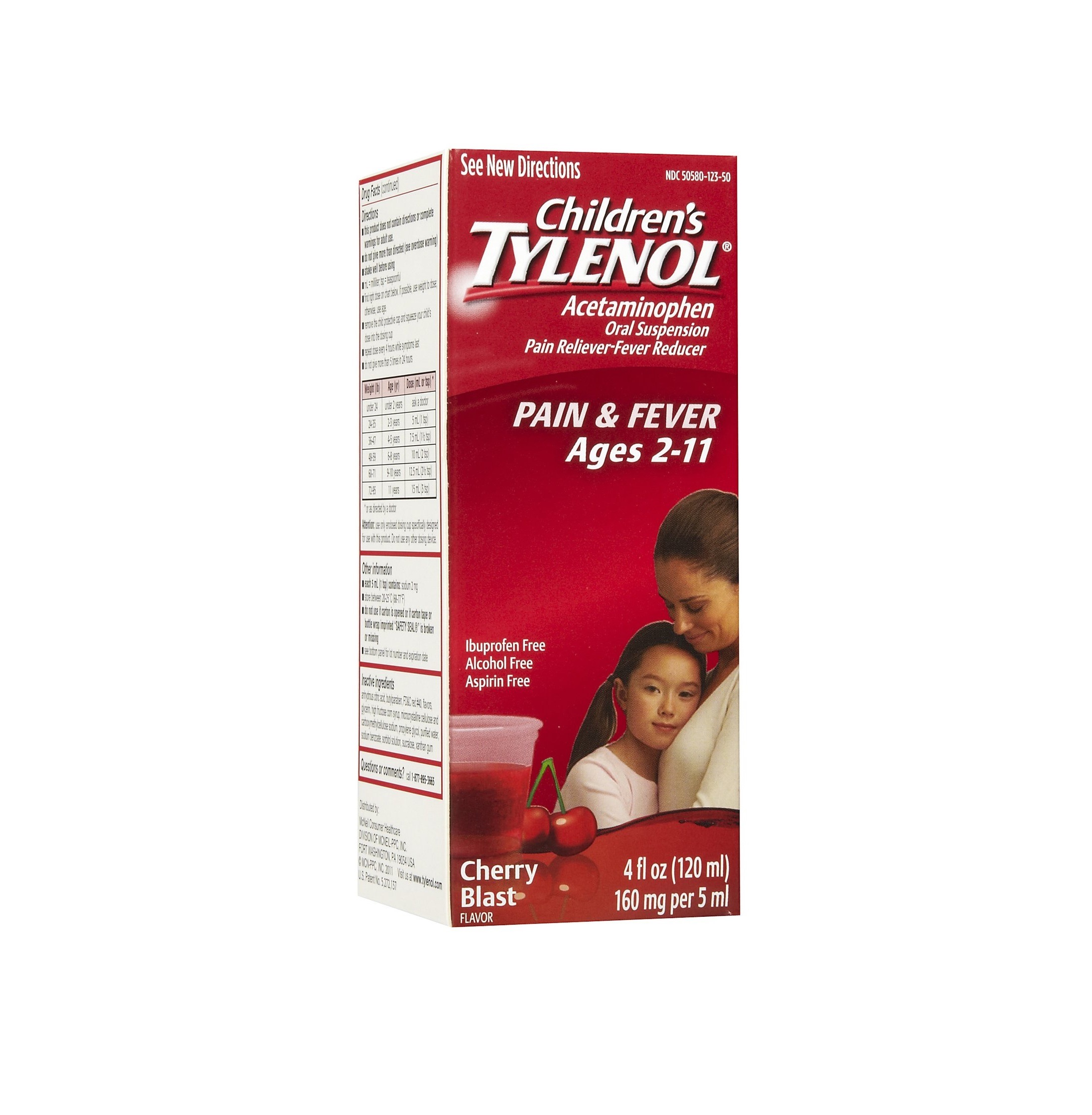 Tylenol cherry chldren suspnsion liq 4oz