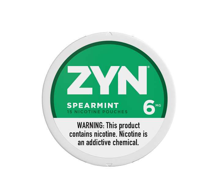 Zyn spearmint nicotine pouch 6mg 5ct