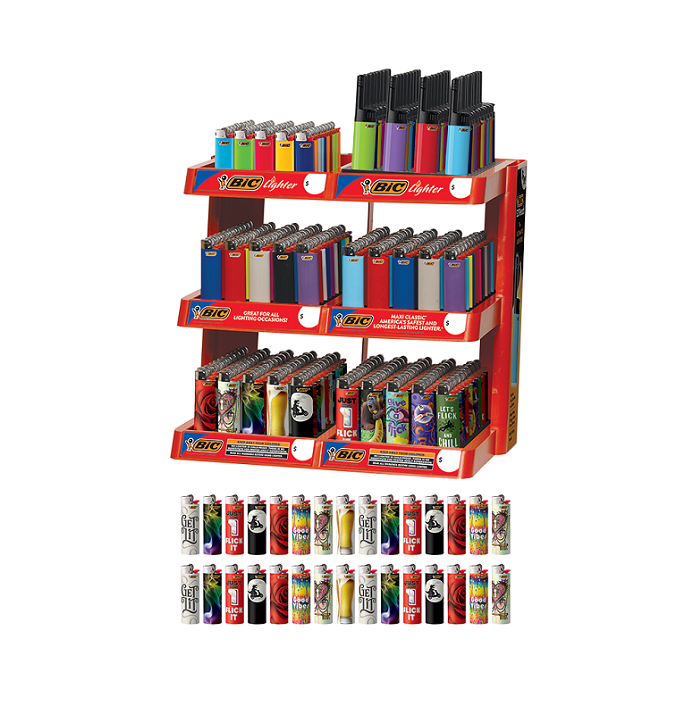 Bic ltr ez reach 6 tier display 290ct+30free