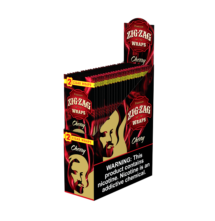 Zig zag cherry cigar wraps 25/2pk