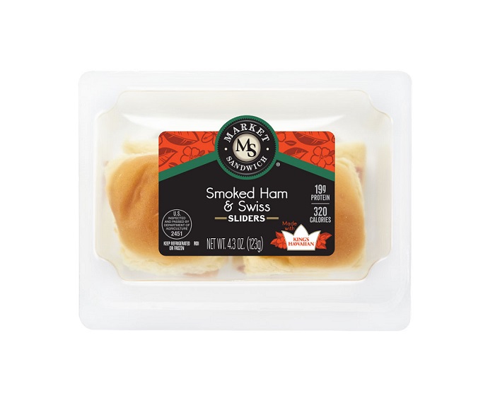 Deli express smoke ham & swiss sliders 4.3oz