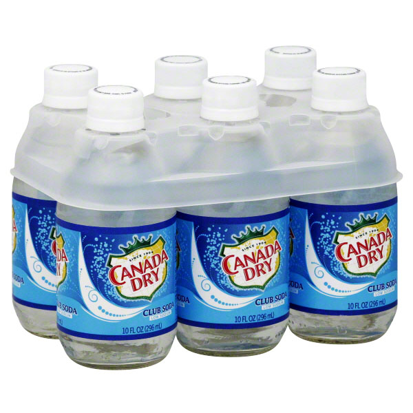 Canada dry club soda 24ct 10oz