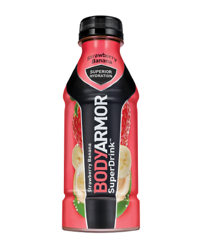 Body armor strawberry banana 12ct 16oz