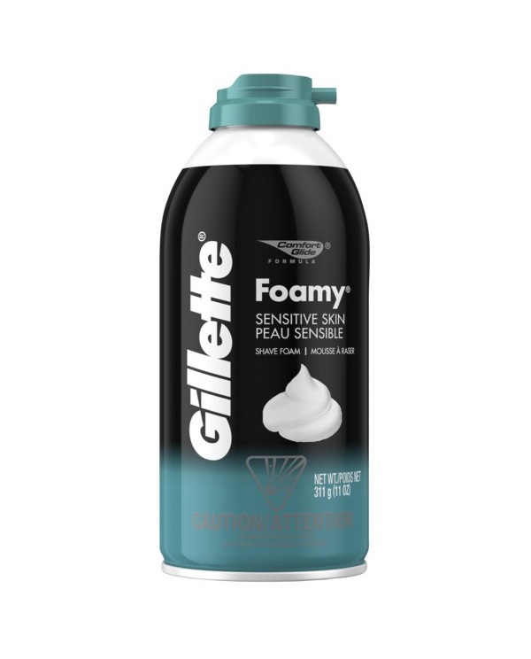 Gillette foamy sens 11oz