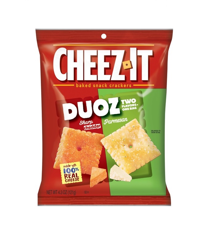 Cheez it duoz cheddar & parmesan 6ct 4.3oz