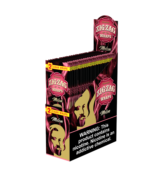 Zig zag melon cigar wraps 25/2pk