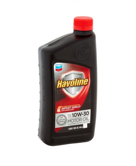 Chevron havoline 10w30 12ct 1qt