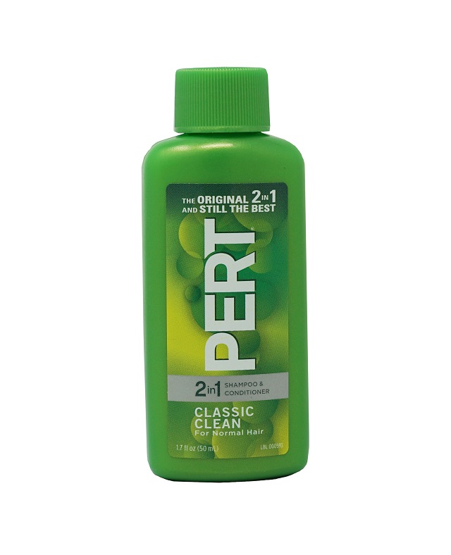 Pert plus 2 in 1 shampoo+conditioner 1.7oz