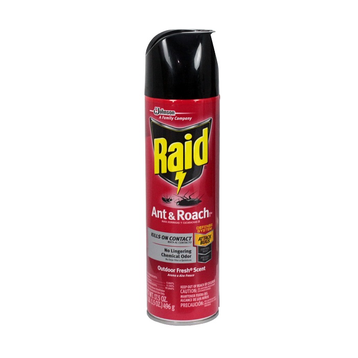 Raid ant & roach outdoor 17.5oz