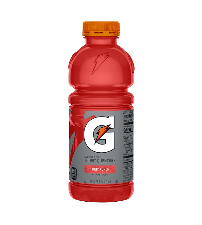 Gatorade fruit punch 24ct 20oz