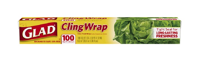 Glad cling wrap 100sqft