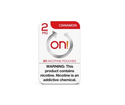 On cinnamon nicotine pouch 2mg 5ct