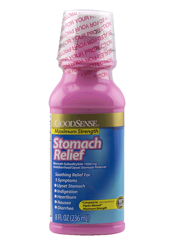 Good sense stomach relief maxium strenth 8oz