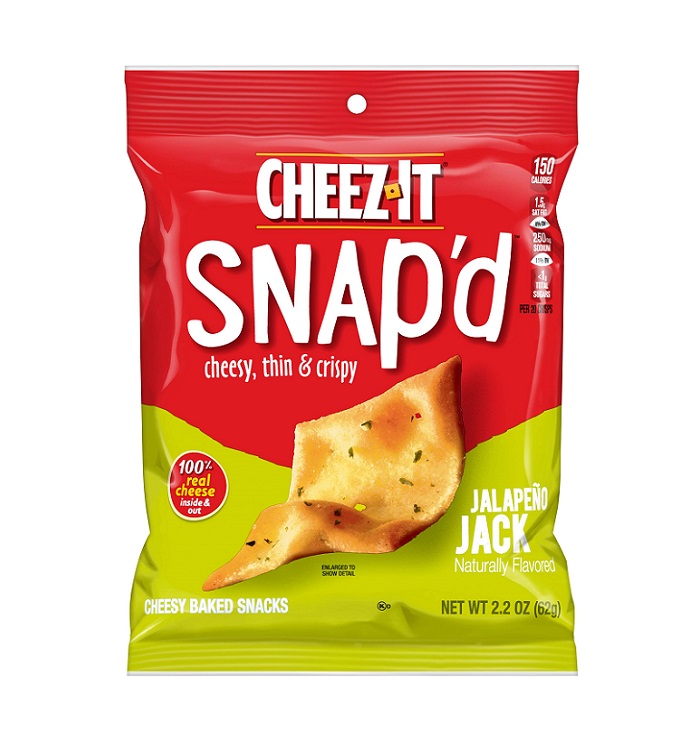 Cheez it snap`d jalapeno jack 6ct 2.2oz