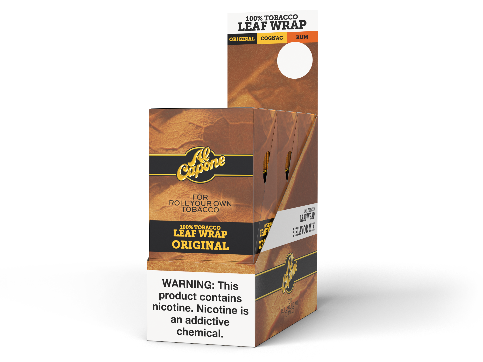 Al capone original leaf wraps 3/18pk