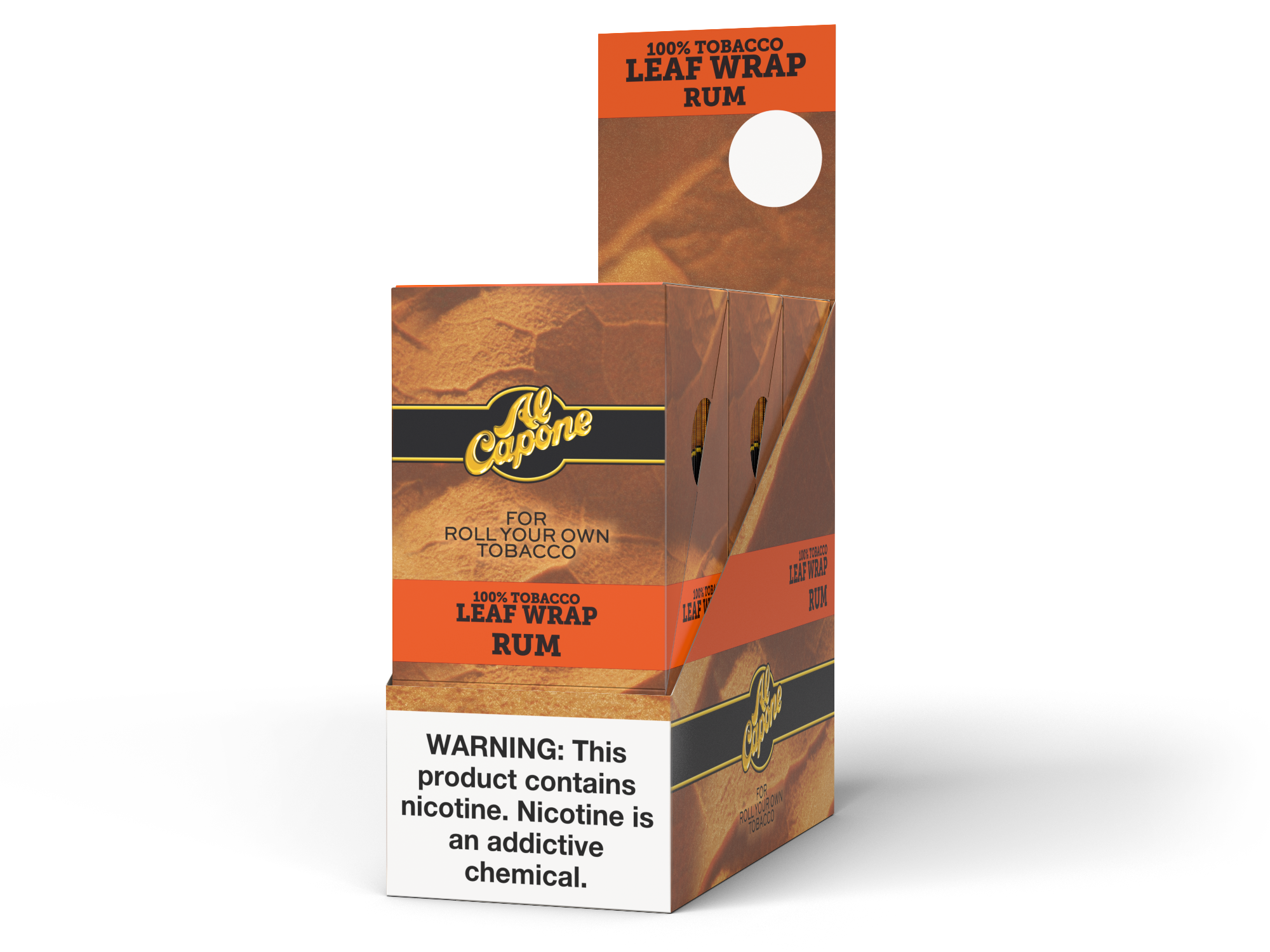 Al capone rum leaf wraps 3/18pk