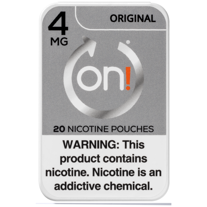 On original nicotine pouch 4mg 5ct