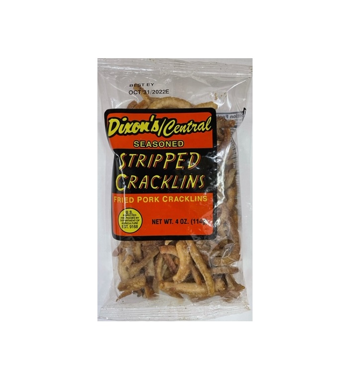 Dixon striped pork crackling 4oz