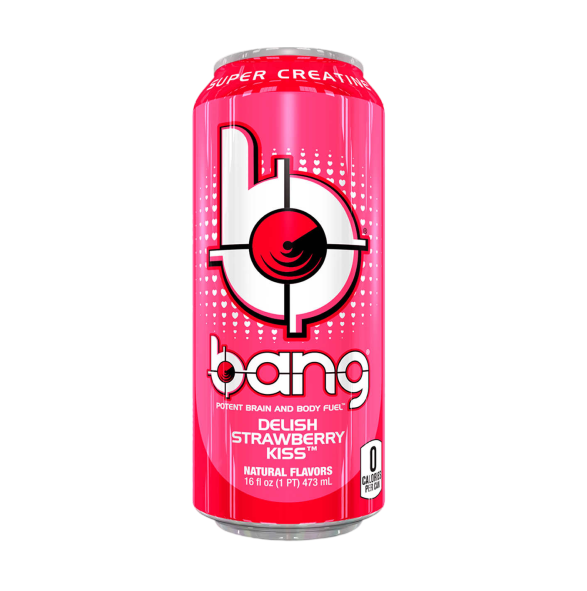 Bang strawberry kiss 12ct 16oz