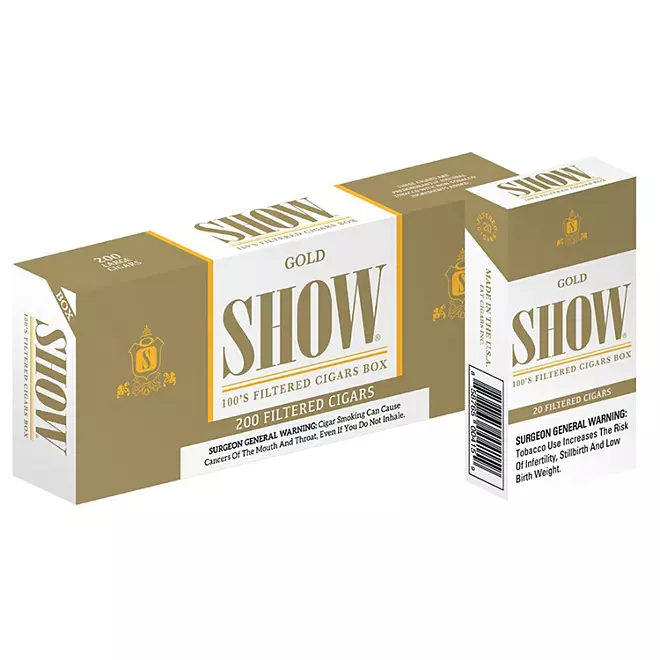 Show fltr cig gold 100`s 10/20pk