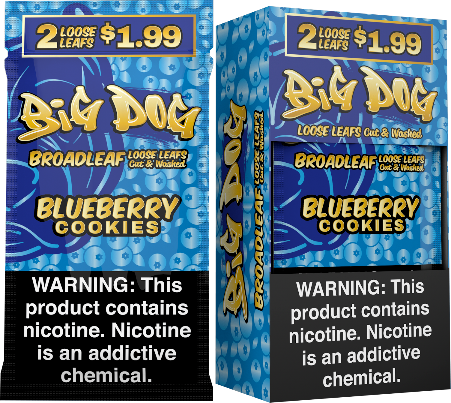 Big dog blueberry cookies 2/$1.99