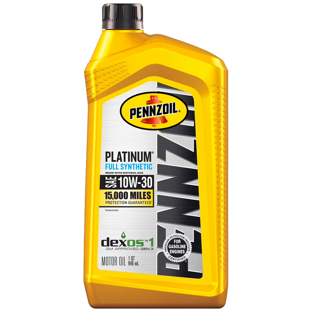 Pennzoil full syn platinum engine oil 10w30 6ct1qt