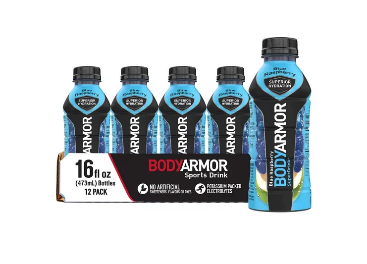 Body armor blue raspberry 12ct 16oz