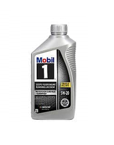 Mobil 1 5w20 saw advanced full synthetic 6ct 1qt