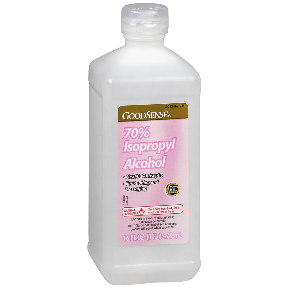 Goodsense isopropyl alcohol 70% 16oz