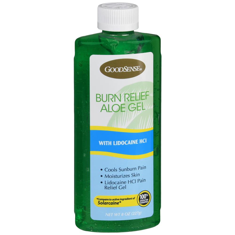 Goodsense lidocaine burn relief gel 8oz