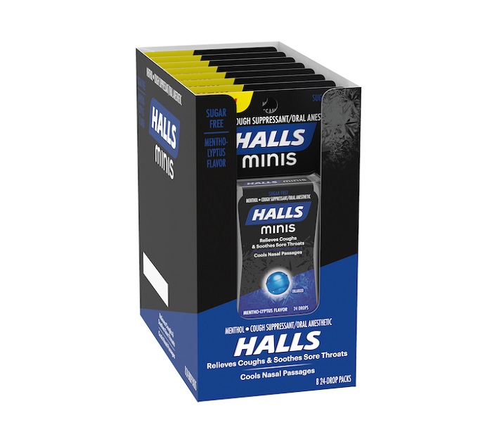 Halls menthol mini sugar free 8ct