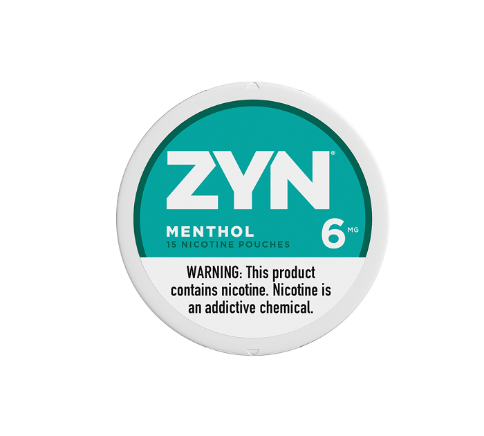 Zyn menthol nicotine pouch 6mg 5ct