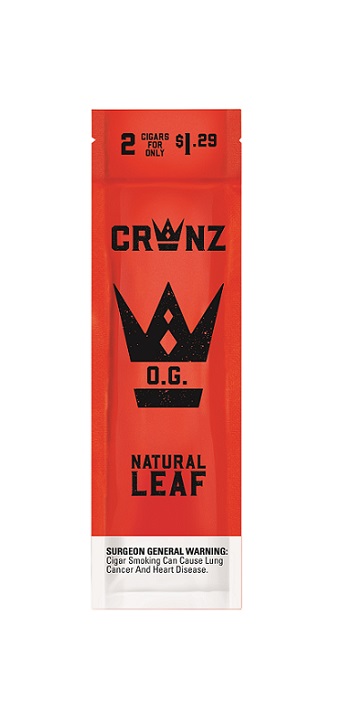 Crwnz og pouch cigarillo 2/$1.29 30/2pk