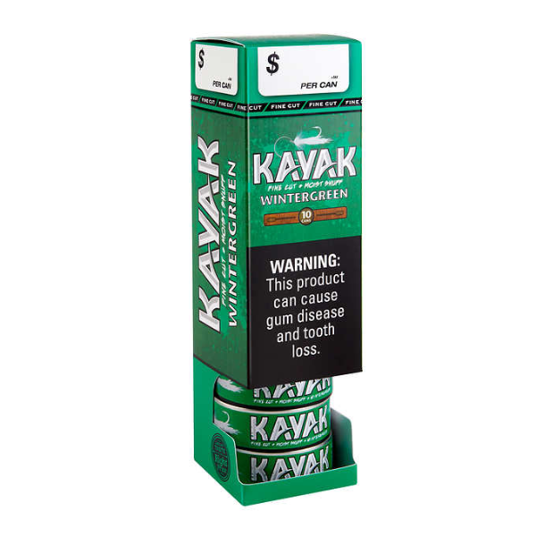 Kayak fc wintergreen $3.39 10ct 1.2oz