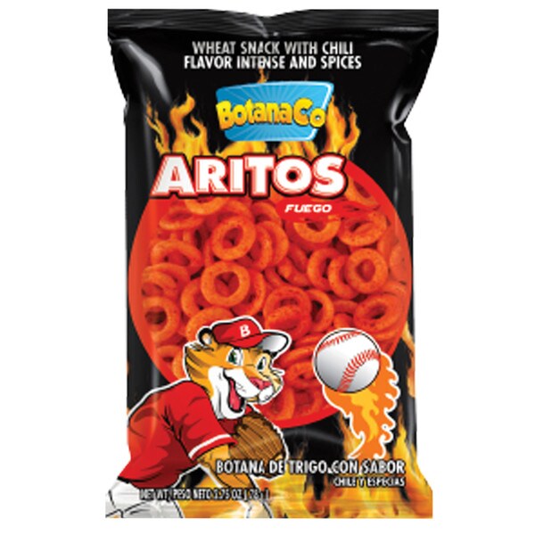 Aritos fuego botana de trigo 2.65oz