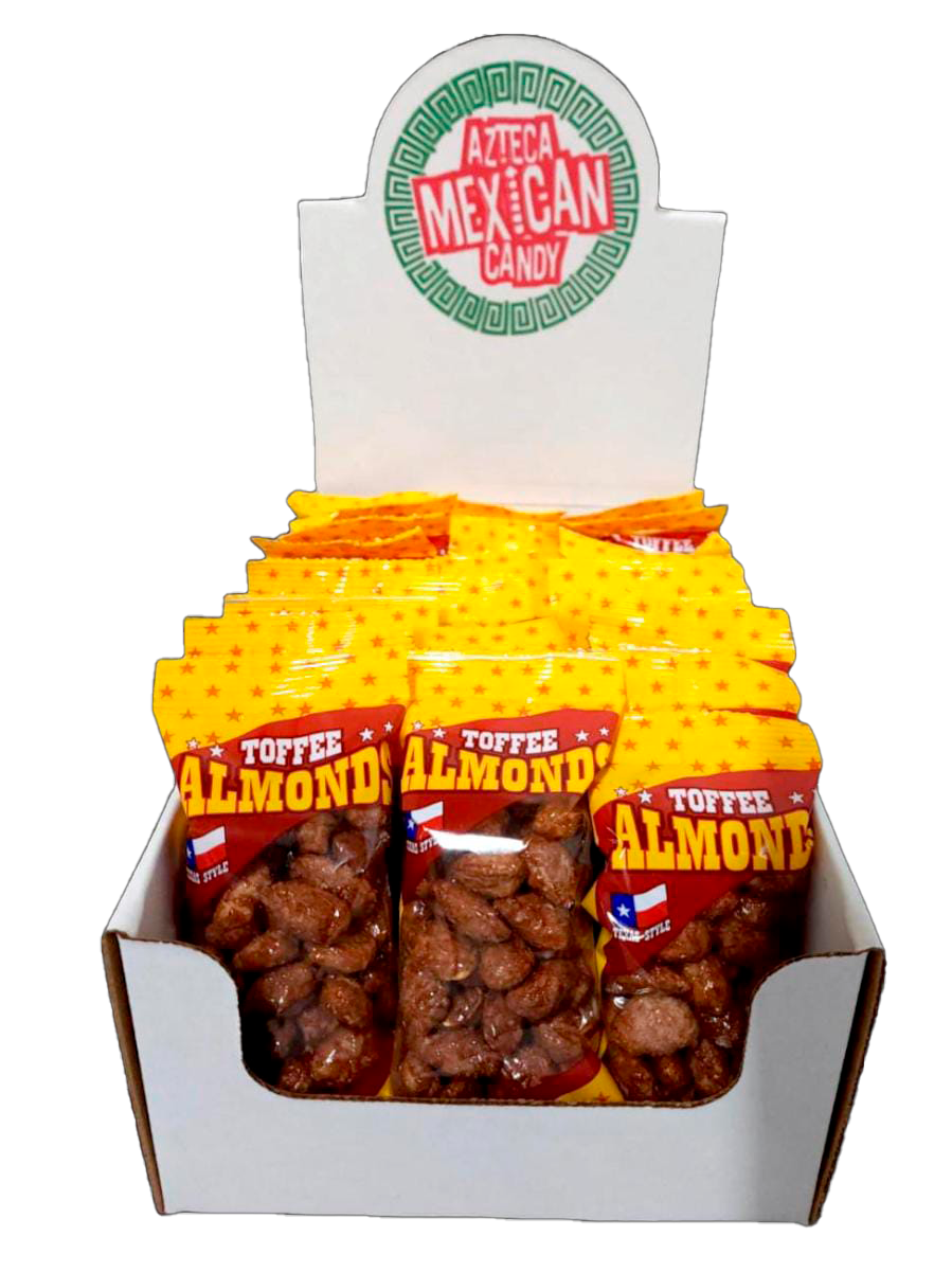 Azteca glazed almonds 24ct 2oz