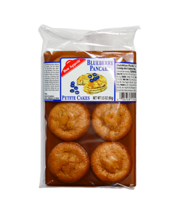 Bon apetit blueberry pancake petite cakes 3.5oz