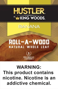 Hustler by king woods whole leaf banana 6/1pk