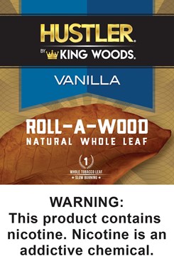 Hustler by king woods whole leaf vanilla 6/1pk