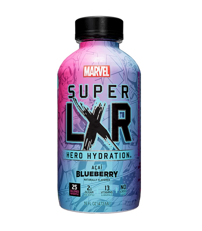 Arizona acai bluberry hero hydration btl 12ct 16oz