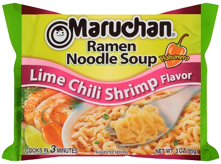 Maruchan ramen lime chili shrimp 24ct 3oz