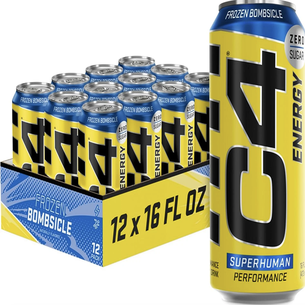 C4 frozen bombsicle performance energy 12ct 16oz