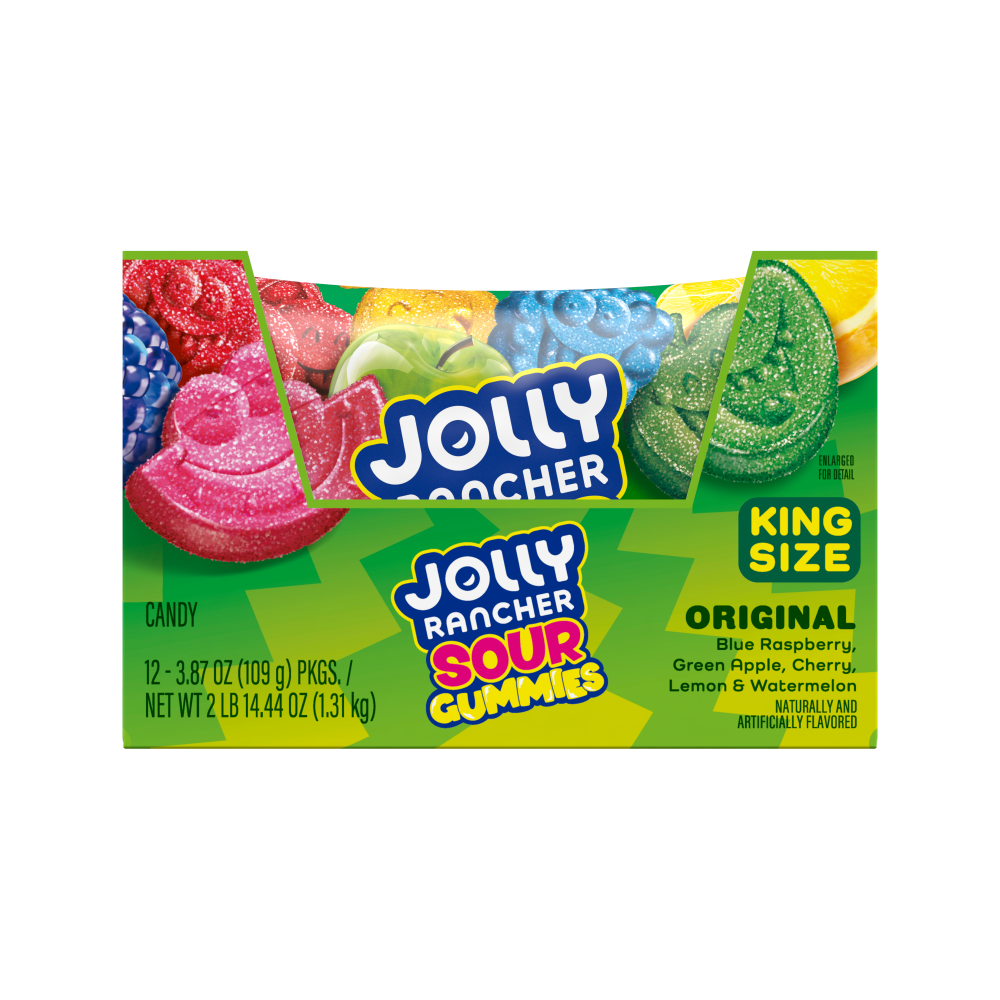 Jolly rancher sour gummies k/s 12ct 3.87oz