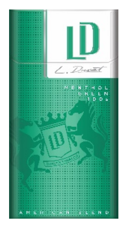 Ld menthol green 100 box