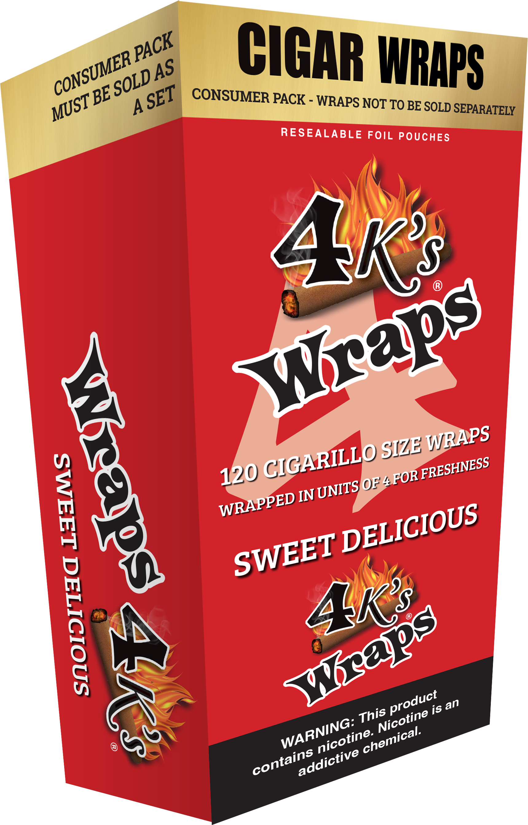 4kings sweet delicious wraps 30/4pk