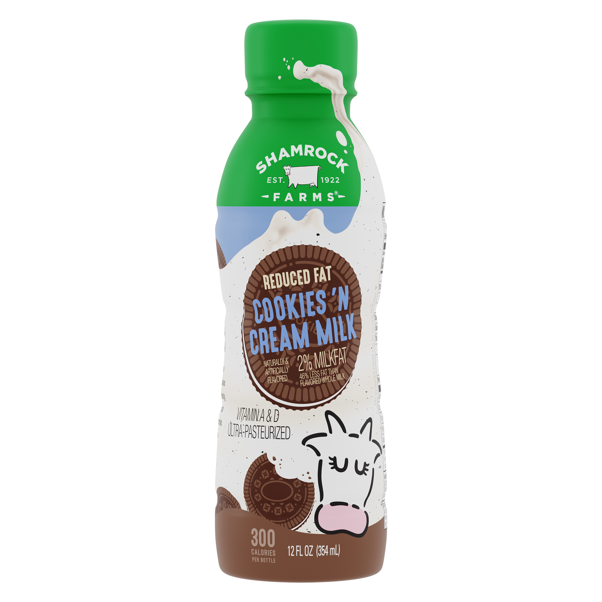 Shamrock farms cook n` crm esl 2% milk 12ct 12oz