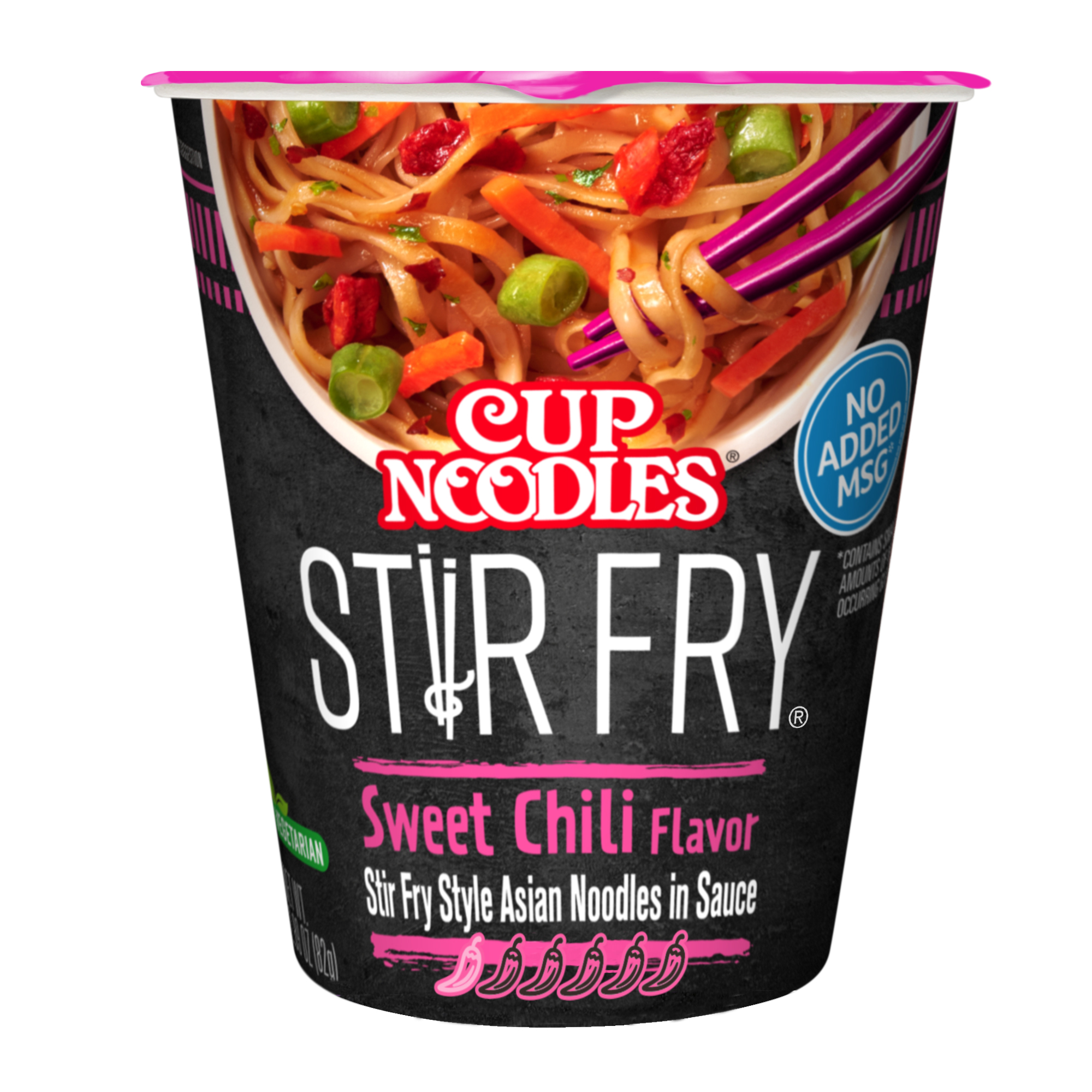 Nissin cup noodles stir fry sweet chili 6ct 3oz